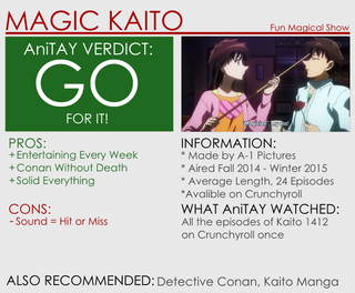 Illustration for article titled Magic Kaito 1412: The Ani-TAY Review